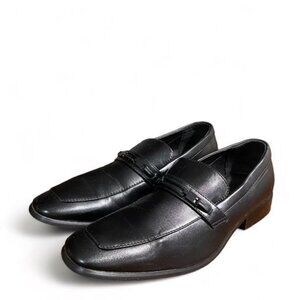 Perry Ellis Portfolio Mens Jefrey Loafers Dress Shoes Black Size 11